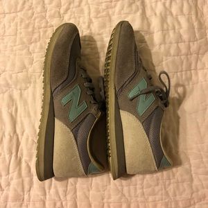 Suede new balance sneakers